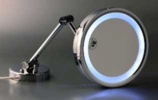 Espejo de aumento pared con LED