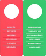 Cartel puerta no molestar