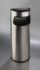 Papelera Inoxidable semicircular pequeña